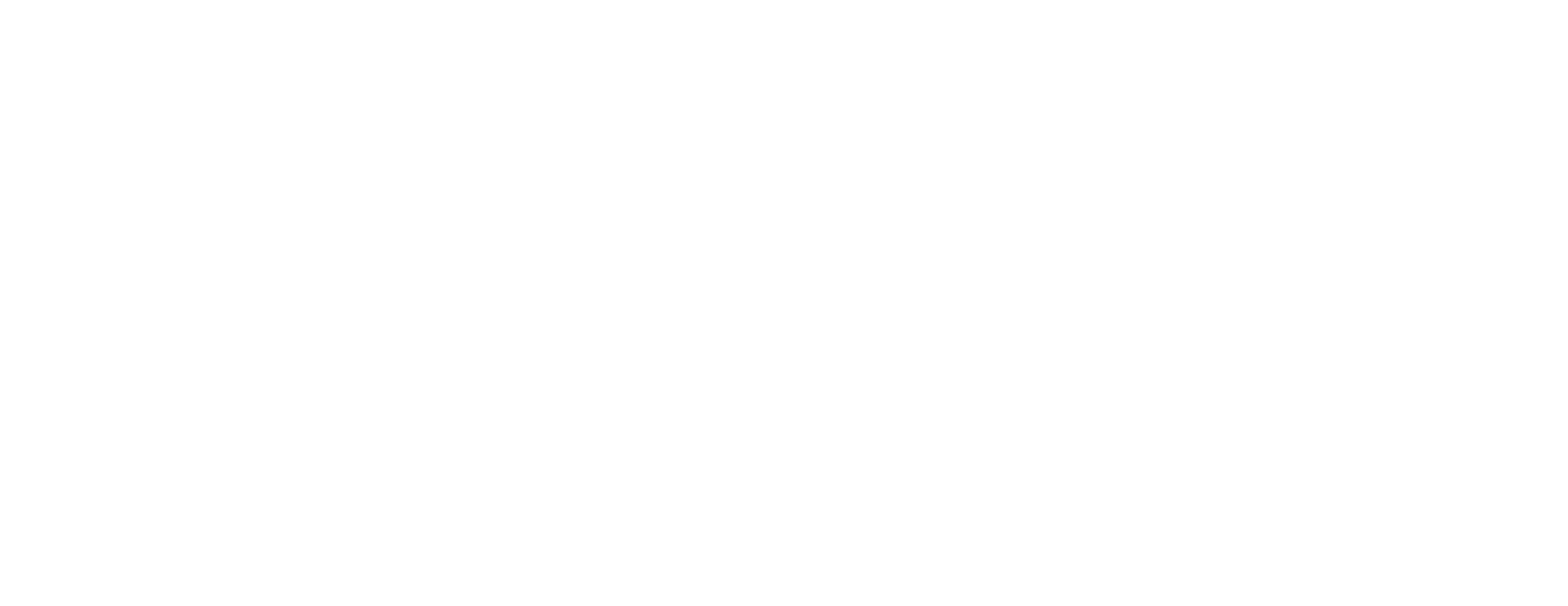 Cosmic green logo white